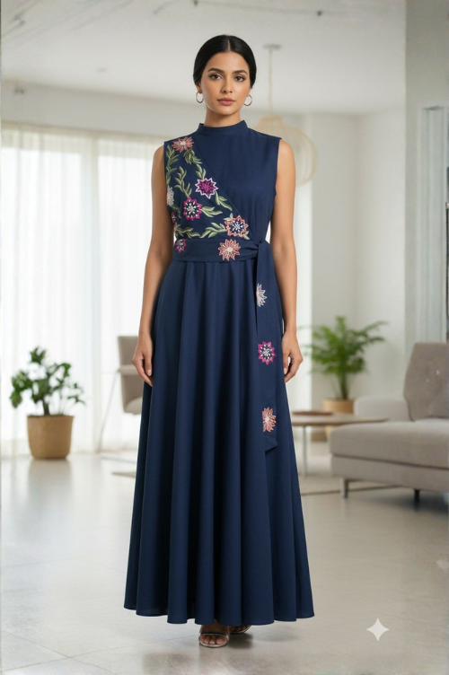 Floral Wrap Maxi dress