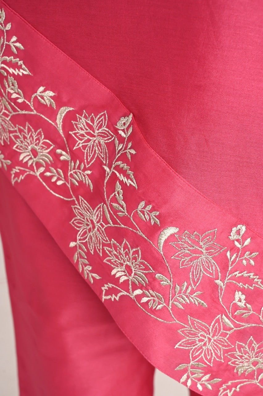 Assymetrical Kurta Pant Set