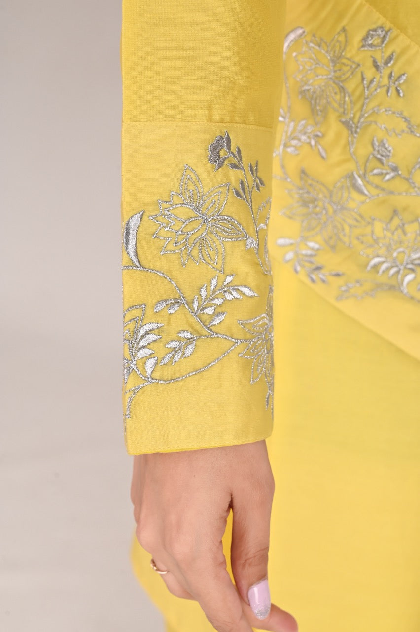 Assymetrical Kurta Pant Set