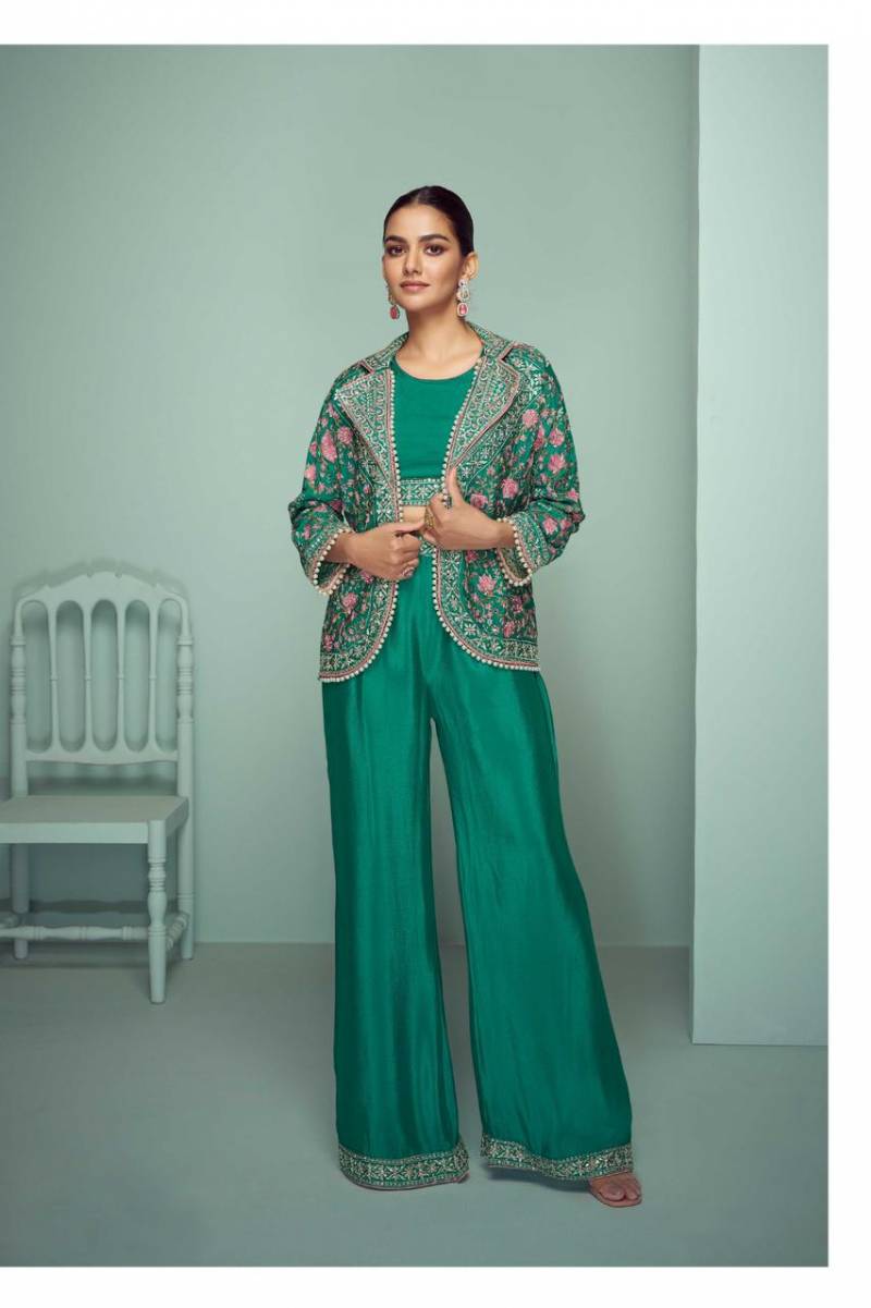Emerald Bloom Indo-Fusion Set