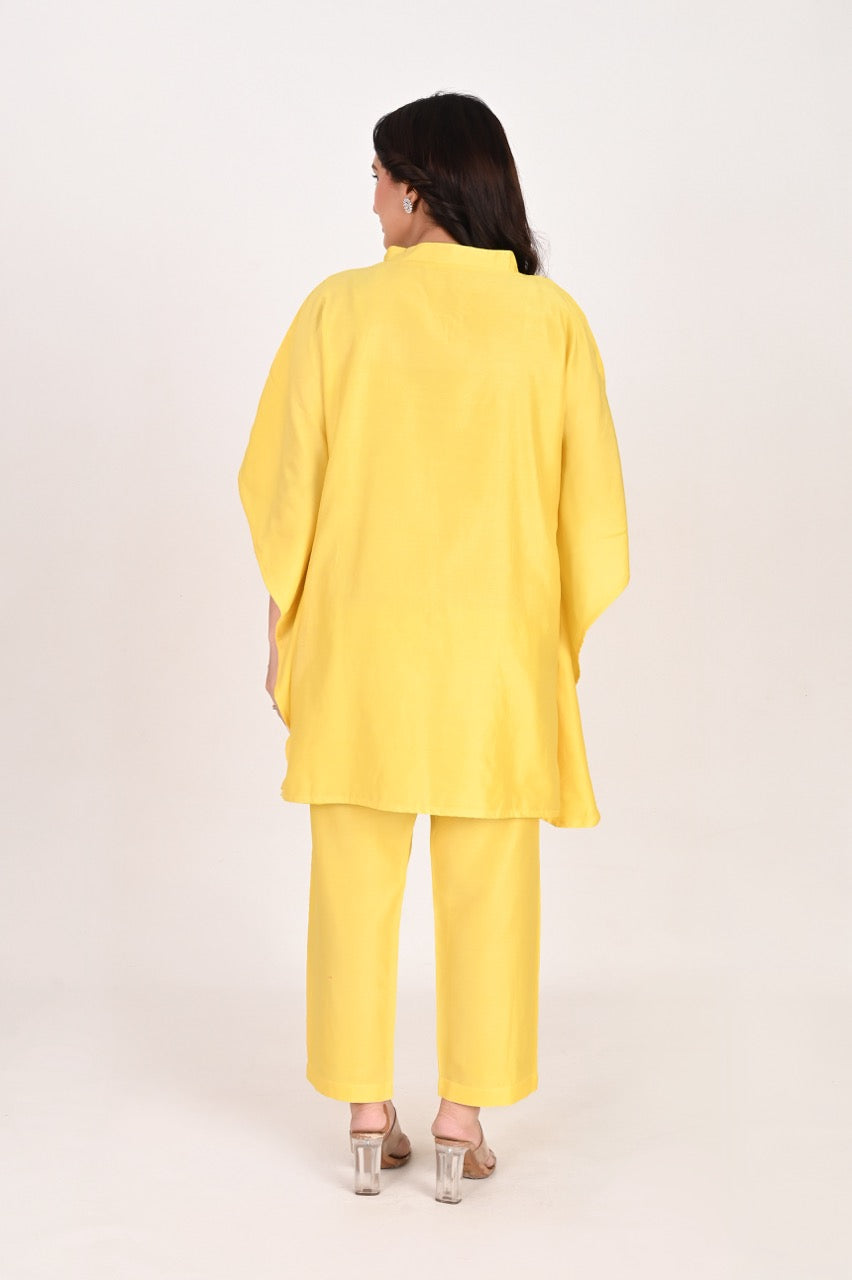 Silk Kaftan Co-ord Set
