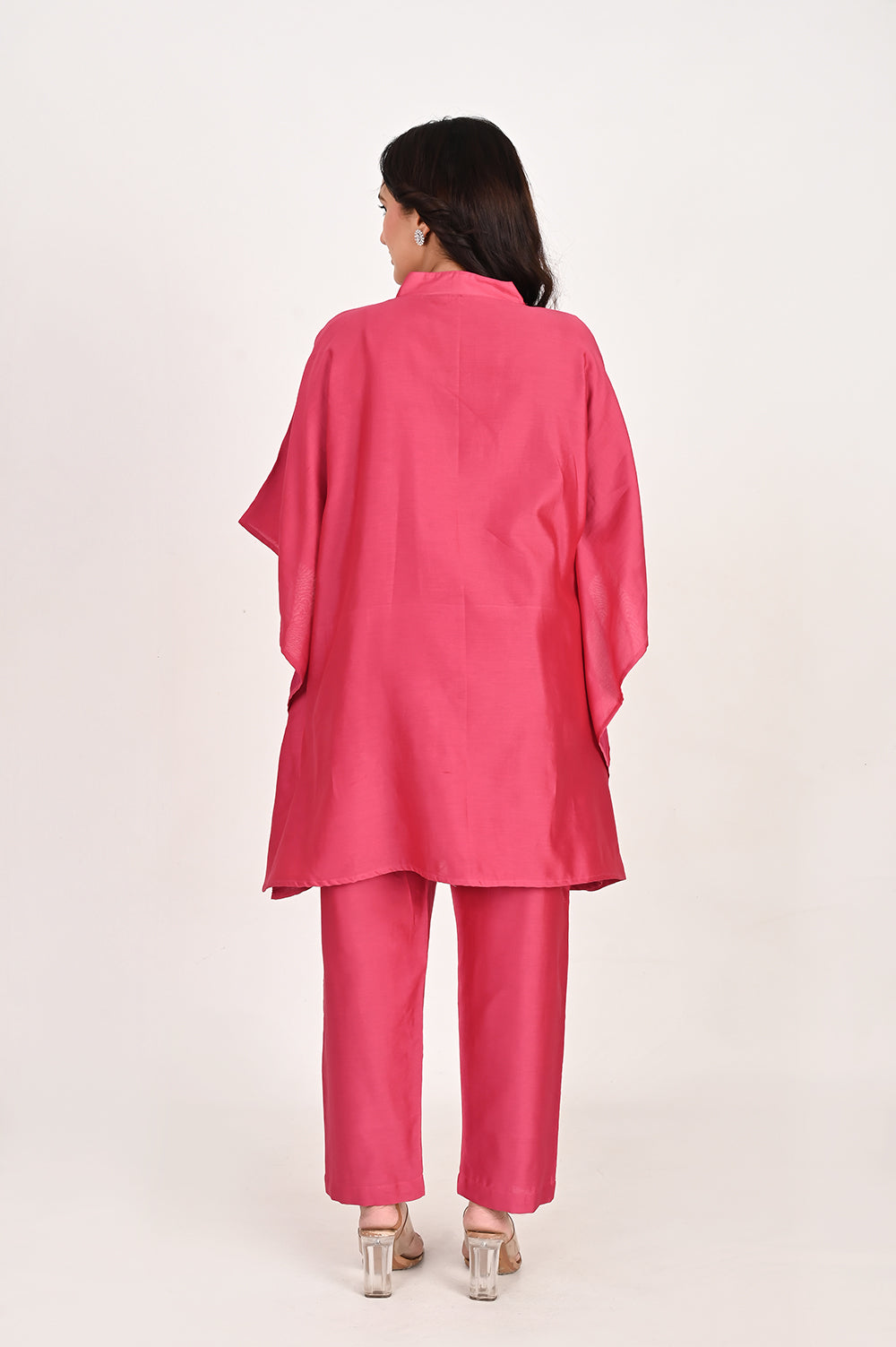 Silk Kaftan Co-ord Set